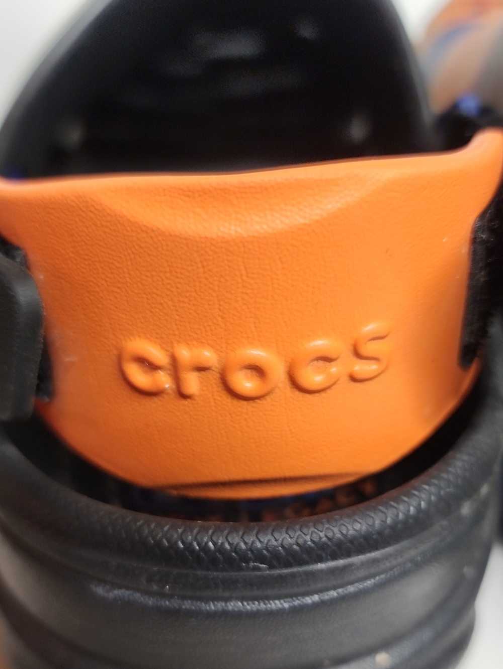 Space Jam RARE Tune Squad Black Clog Shoes with Orange Accent Size M 11 - Picture 6 of 10